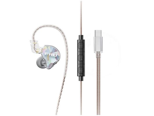 Гарнитуры FIIO JD10 Type C Прозрачные